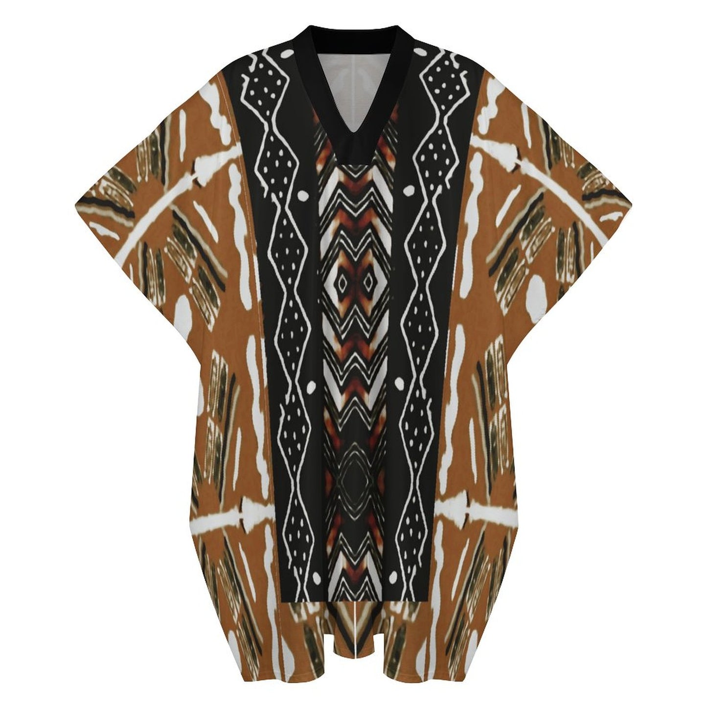 100gsm Middle Eastern Style Butterfly Sleeve Kaftan(All-Over Printing)