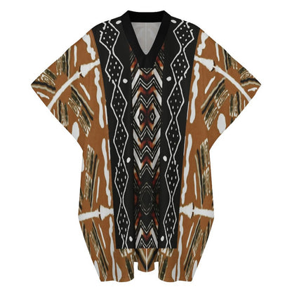 100gsm Middle Eastern Style Butterfly Sleeve Kaftan(All-Over Printing)
