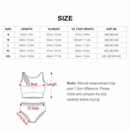 Mudcloth-Inspired Cutout High-Waist Bikini Set