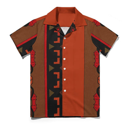 DTG 110gsm Cotton Cuban Collar Shirt For Men(All-Over Printing)
