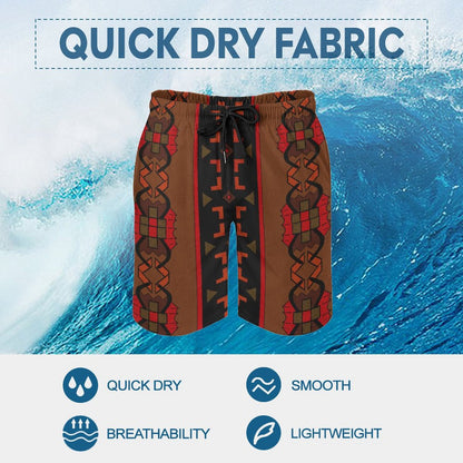 DTG 110gsm Cotton Men's Beach Shorts(All-Over Printing)
