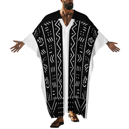 100gsm Middle Eastern Style Butterfly Sleeve Kaftan(All-Over Printing)