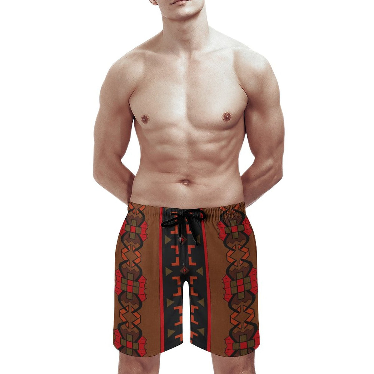 DTG 110gsm Cotton Men's Beach Shorts(All-Over Printing)