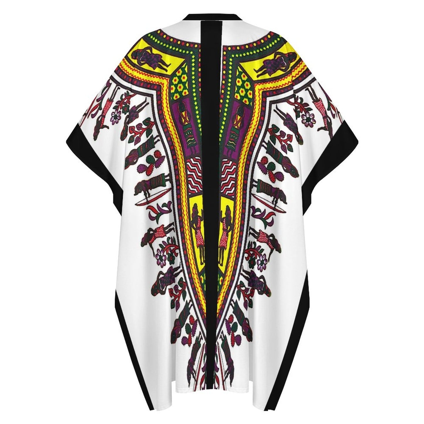 100gsm Middle Eastern Style Butterfly Sleeve Dashiki Kaftan