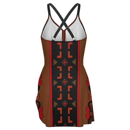 190gsm Strap One Piece Swimsuit For Women(All-Over Printing)