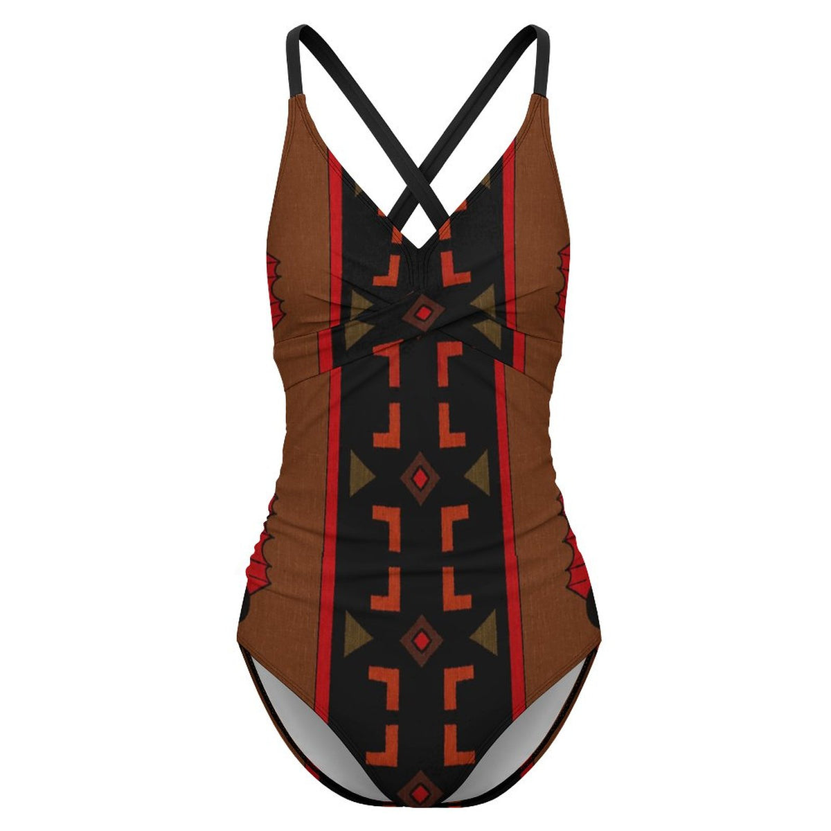 190gsm Backless One-Piece Swimsuit(All-Over Printing)