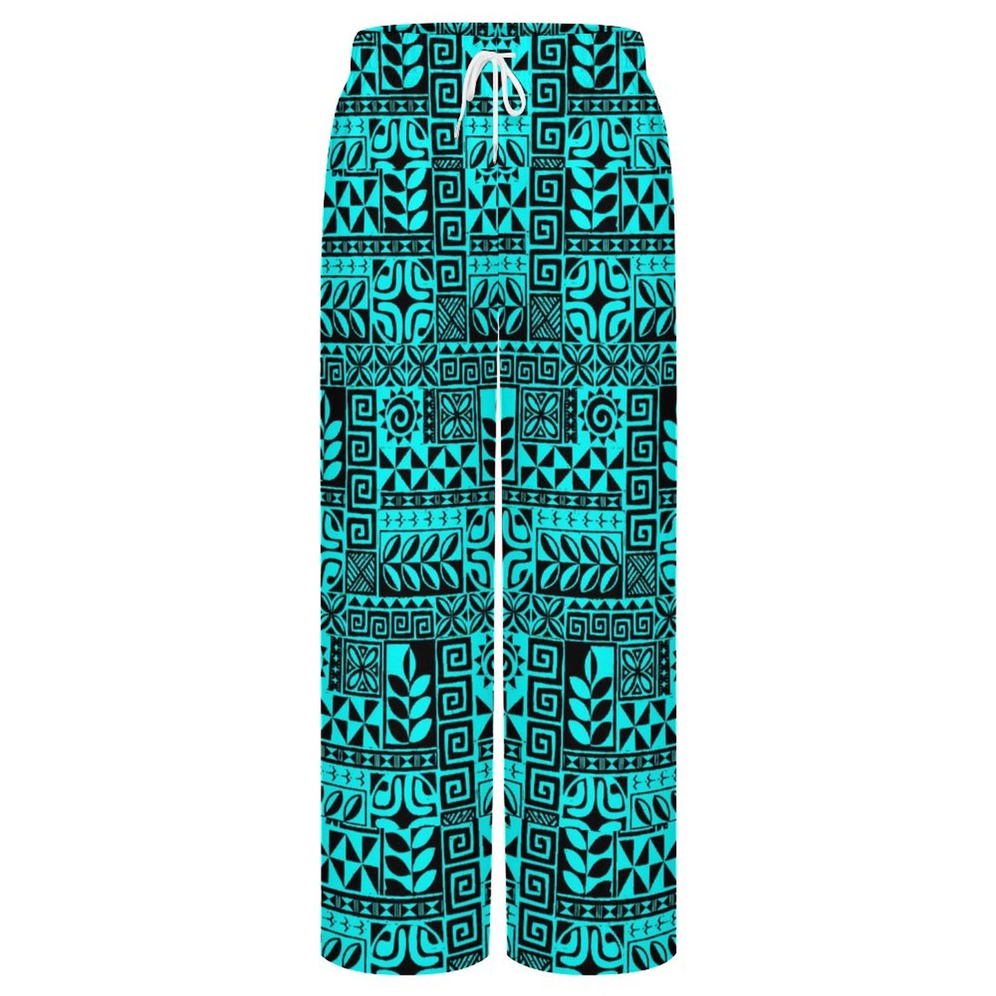 230gsm Drawstring Wide Leg Casual Pants(All-Over Printing)
