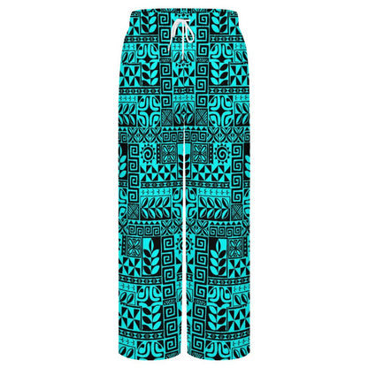 230gsm Drawstring Wide Leg Casual Pants(All-Over Printing)