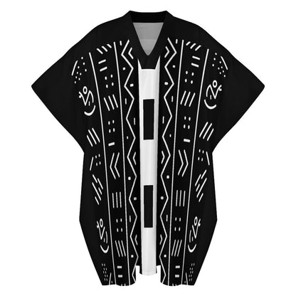 100gsm Middle Eastern Style Butterfly Sleeve Kaftan(All-Over Printing)