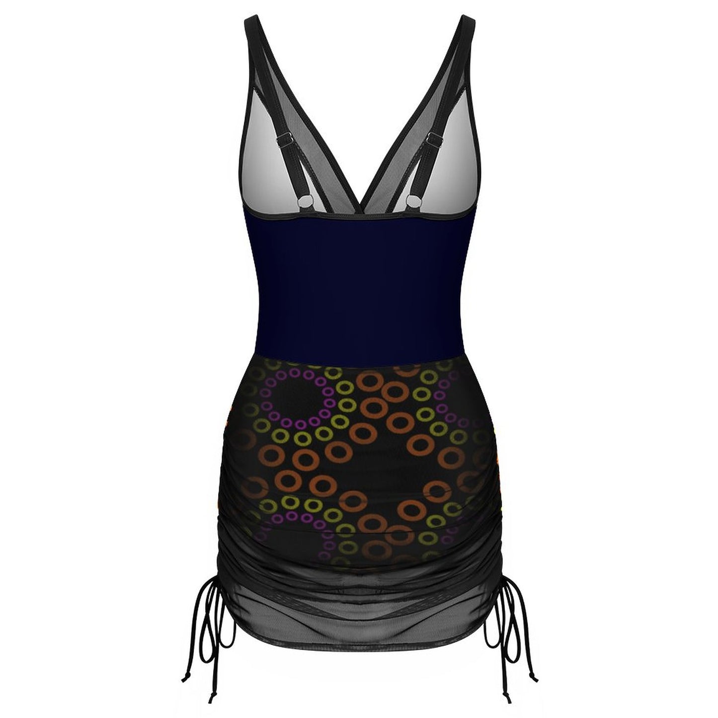 One Piece Ankara Swimsuit (190gsm Mesh) – Women's Tummy Control African Print Swim Dress