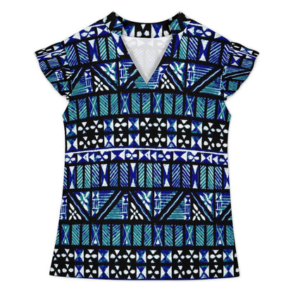 200gsm Ruffled V Neck Shirt (All-Over Printing)