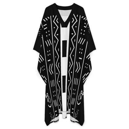 100gsm Middle Eastern Style Butterfly Sleeve Kaftan(All-Over Printing)