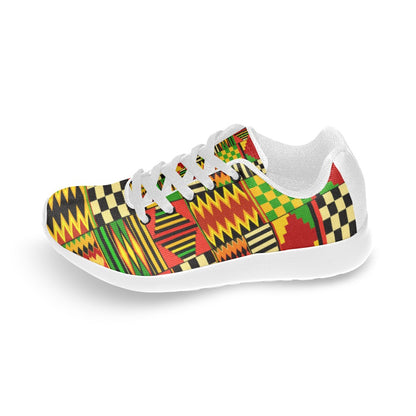 Men's Kente Print Sneakers