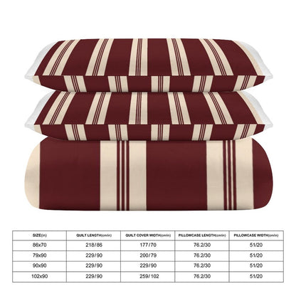 3-Piece Bedding Set-102"x90"/ 259x229cm (Dual-sided Printing)