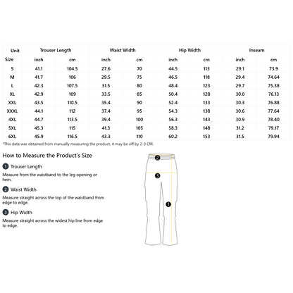 Men's Color Block Mudcloth Print Baggy Cargo Pants with Adjustable Cuffs